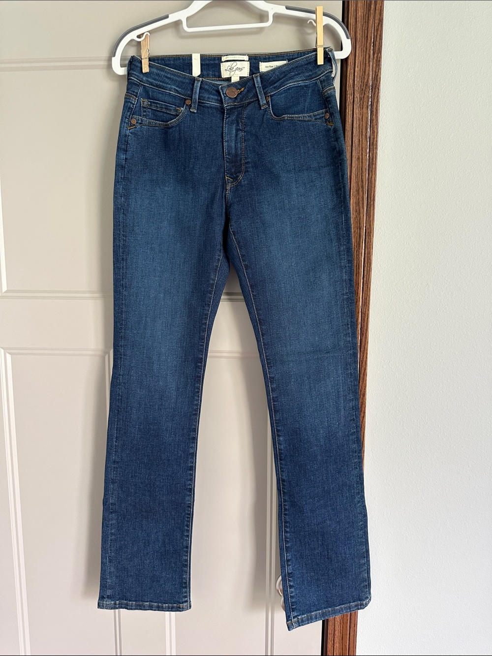 New Lola Jeans Kristine Mid Rise Women's Blue Jeans size 27